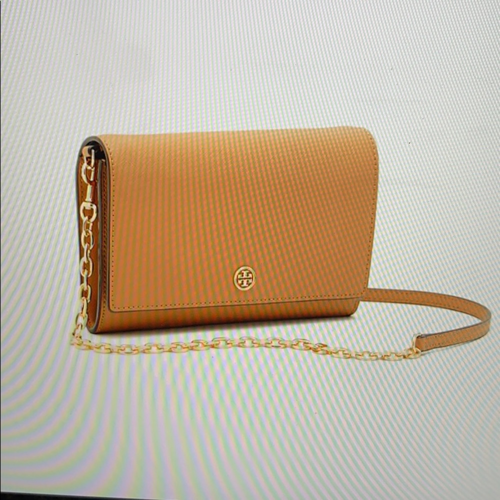 Tory Burch Robinson chain wallet